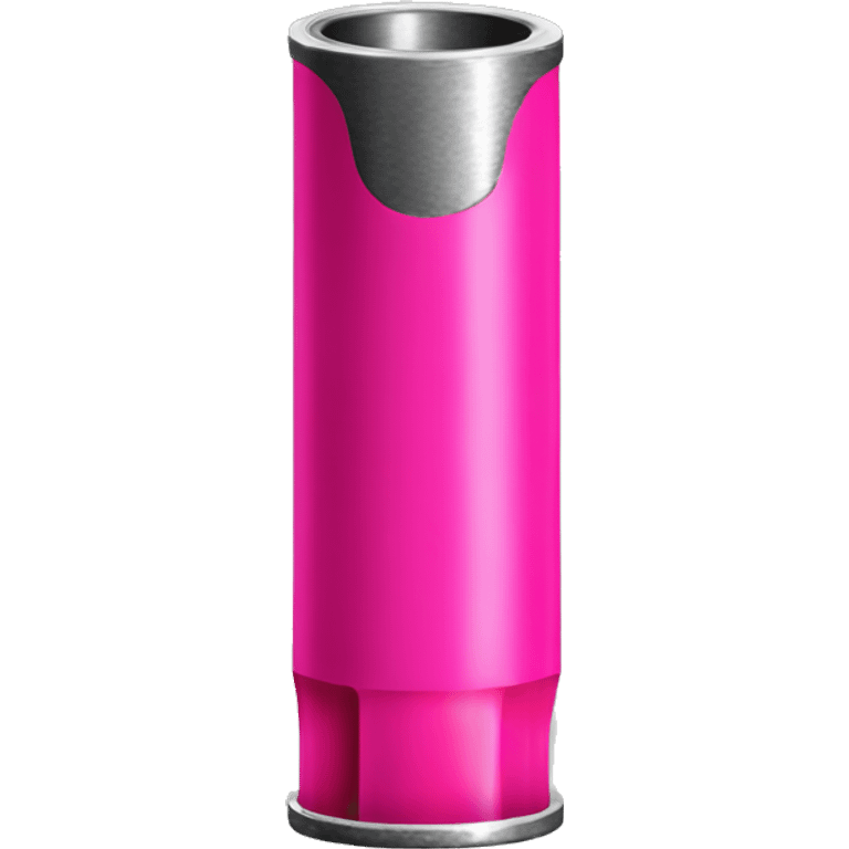 Realistic hot pink Shotgun shell emoji