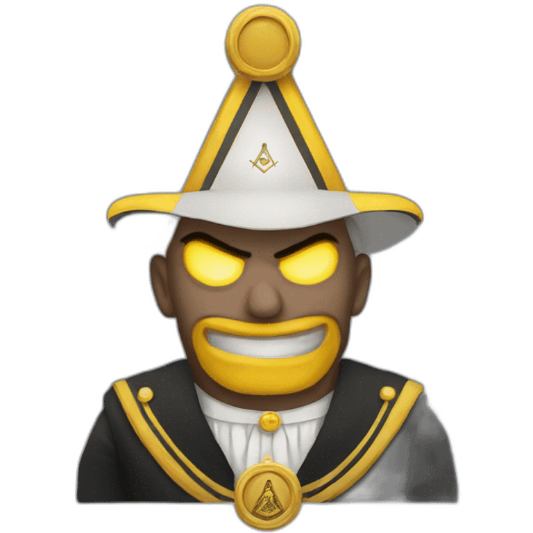 evil freemason emoji