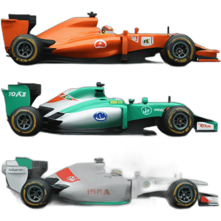 f1 cars emoji