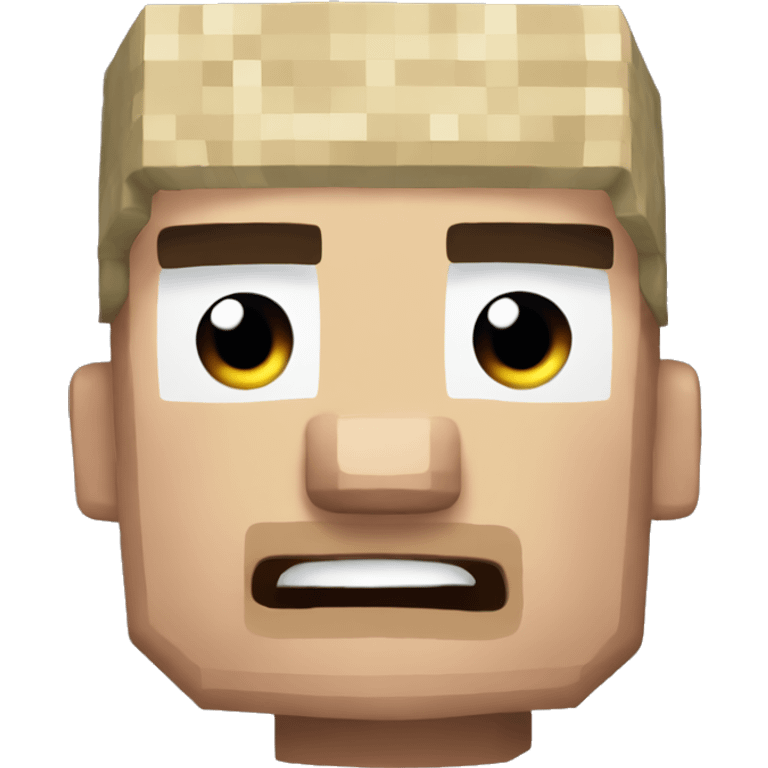 minecraft bald steve crying emoji