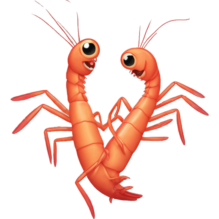 shrimps dancing emoji