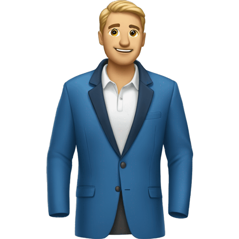 blue jacket emoji