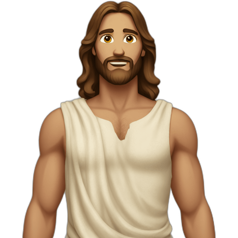 jesus shirtless emoji