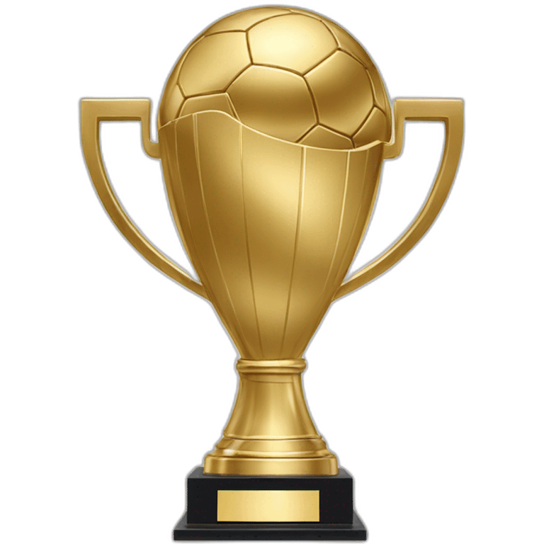 Coupe du Monde football trophée emoji