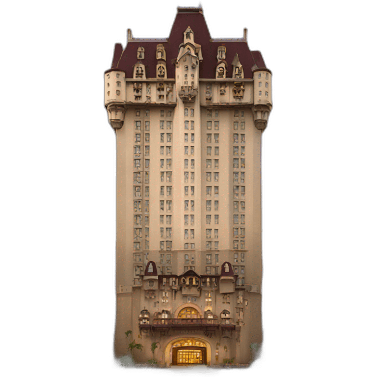 Hollywood tower hotel emoji