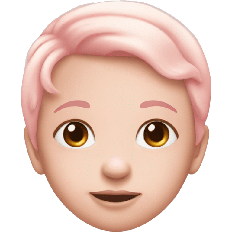 a baby pink heart emoji