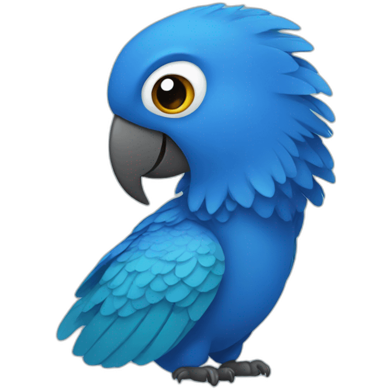 blue parrot emoji