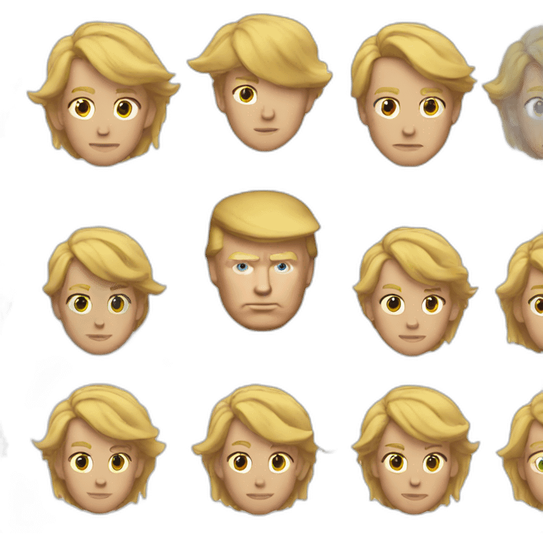 Donald trump hair emoji