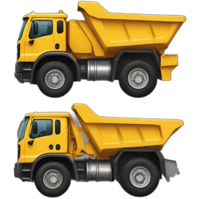 dump truck with bridgestone tyres emoji