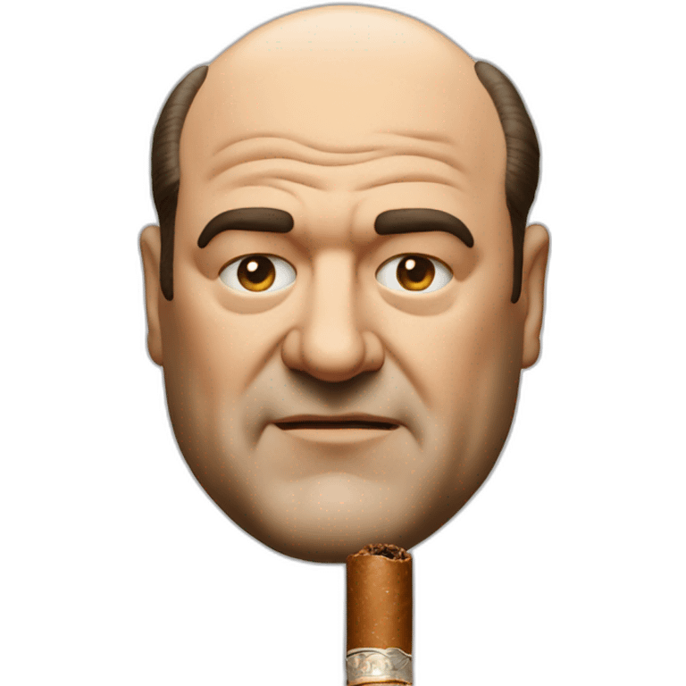 Tony Soprano Face with Cigar emoji