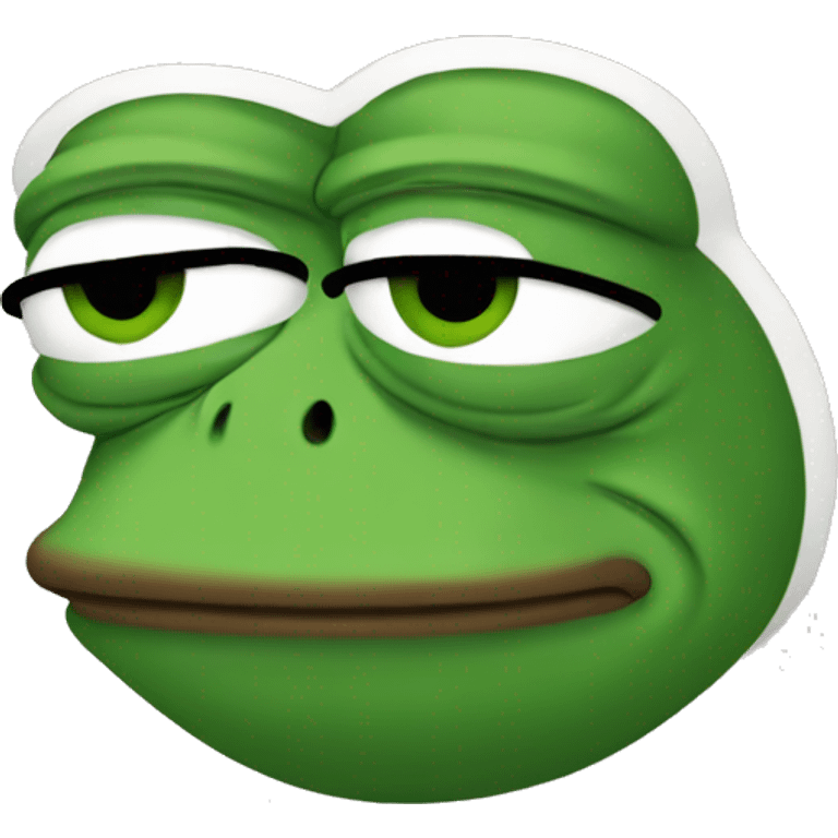 pepe the frog concentrated trader emoji