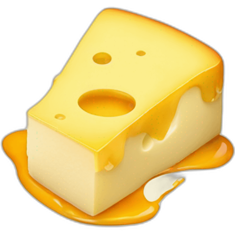 melting raclette cheese emoji