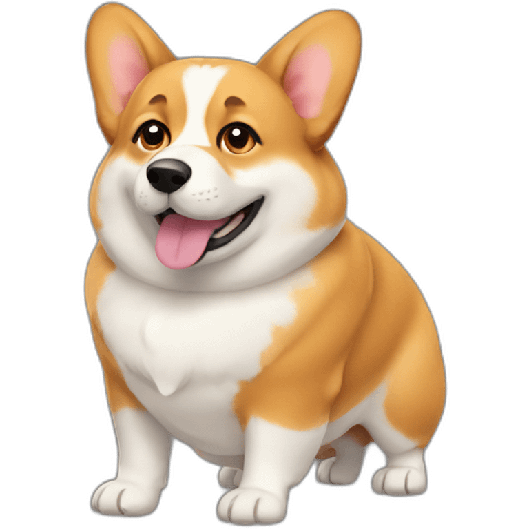 Fat corgi emoji