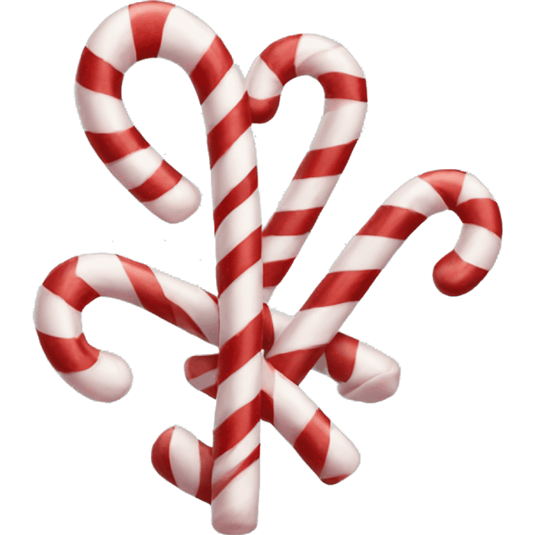 Candy canes emoji