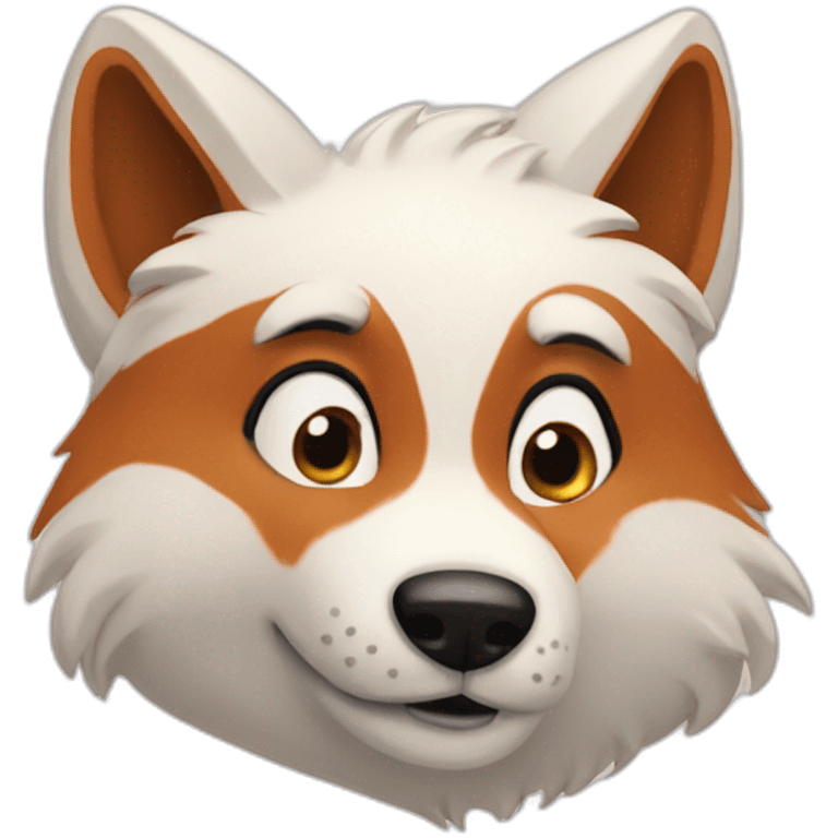 Renard polaire emoji