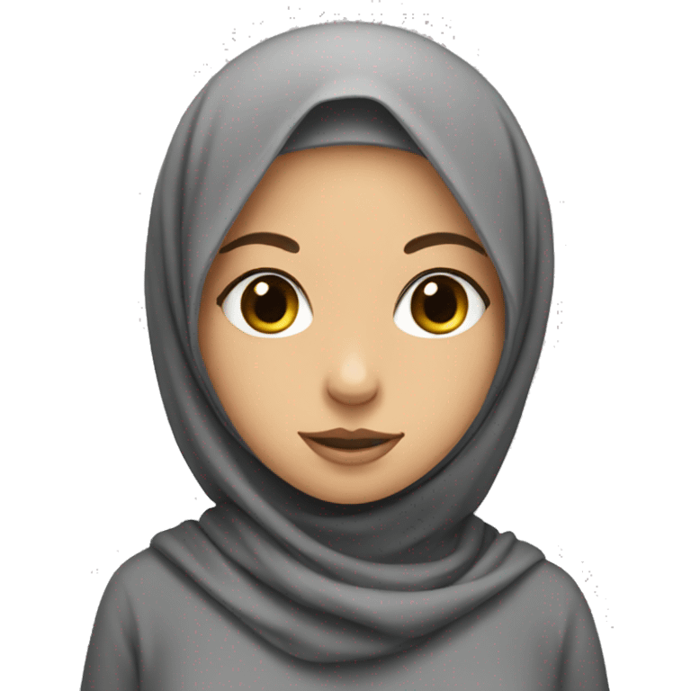 girl with hijab and hoodie on emoji