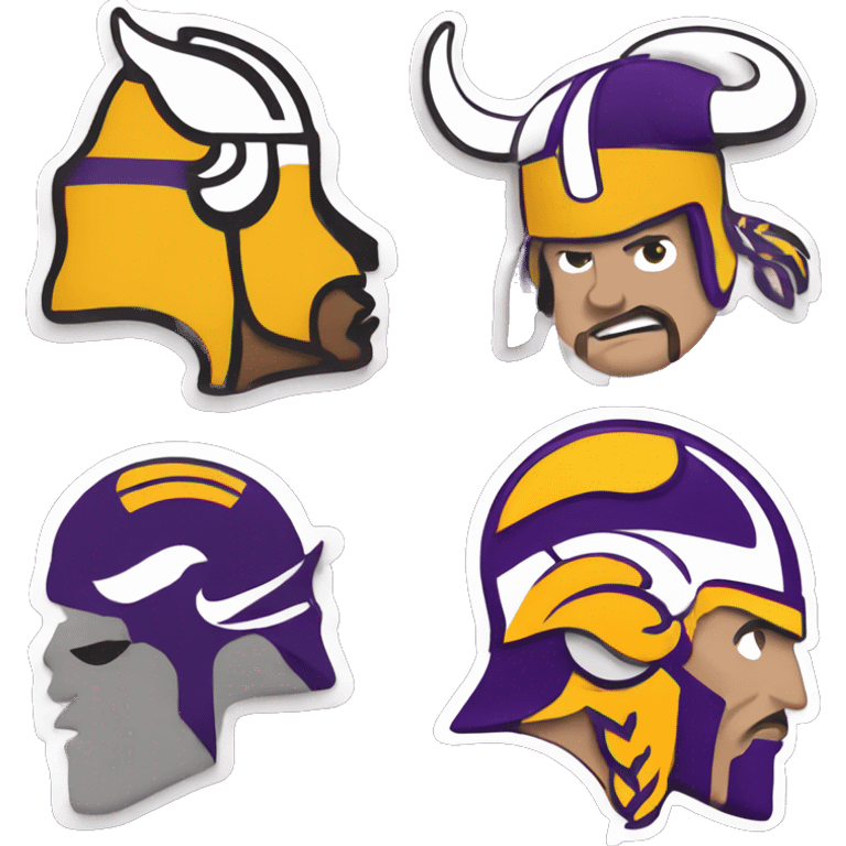 Minnesota Vikings logo emoji