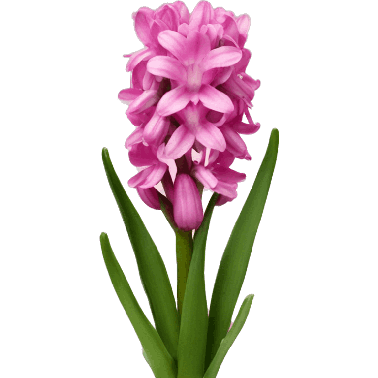 Pink hyacinth emoji