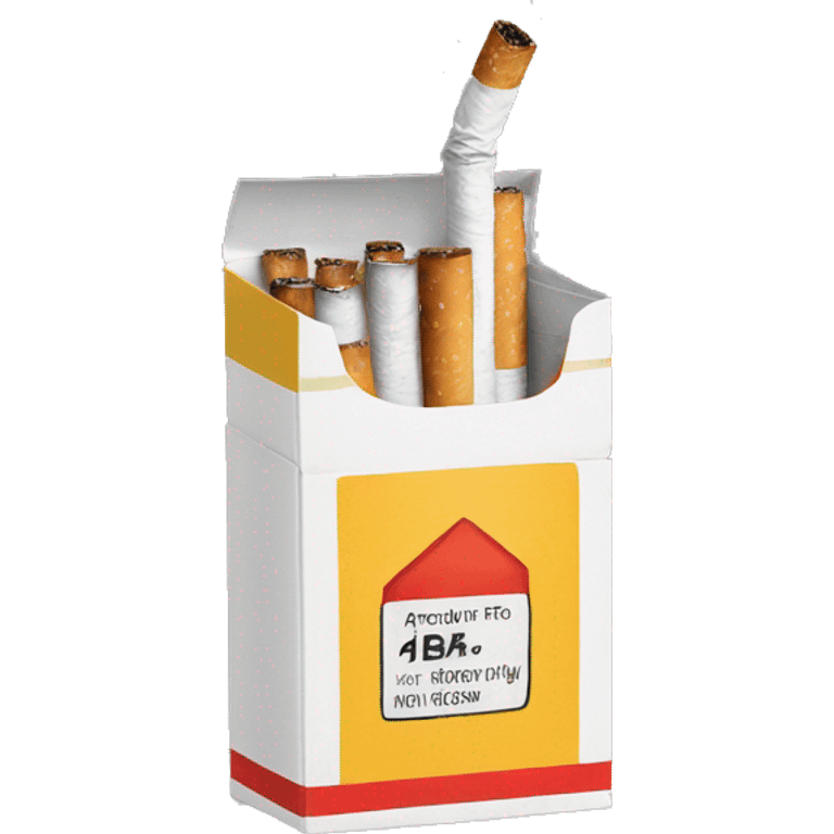 a cigarette carton emoji