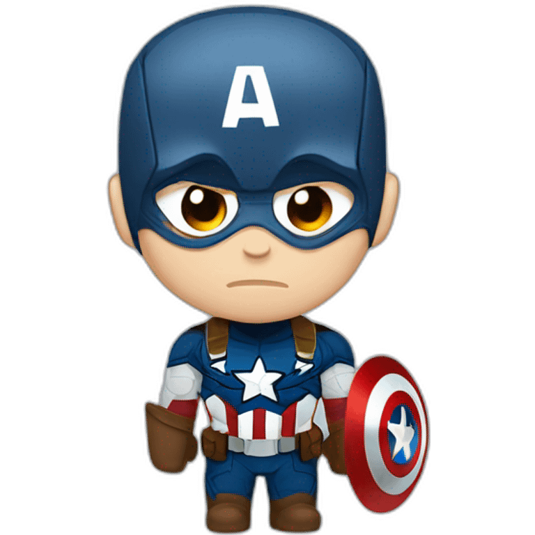 Captain america sleepy emoji