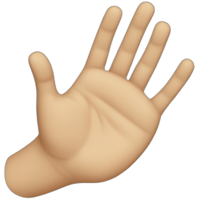 Hand emoji