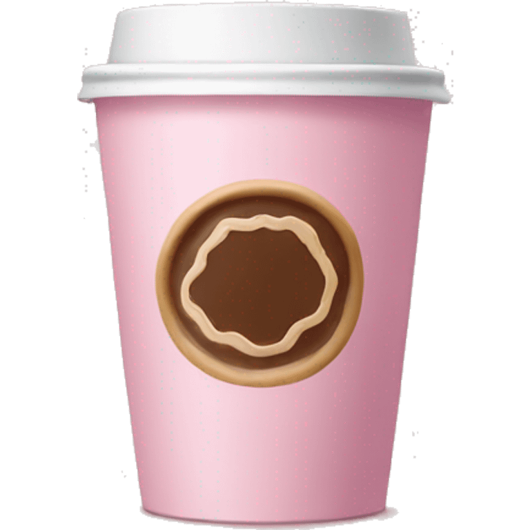 Light pink coffee Starbucks  emoji