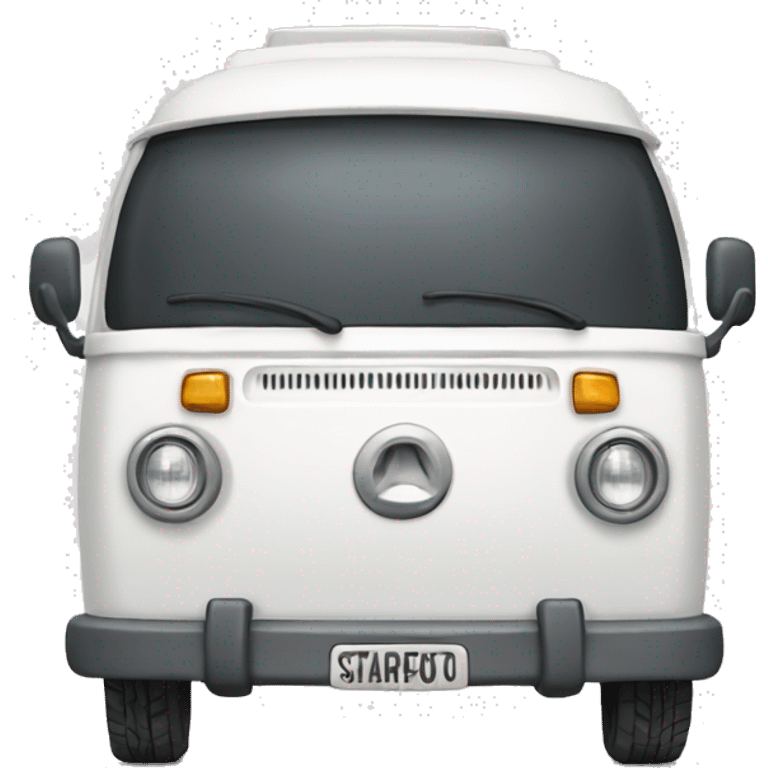 White camper van  emoji