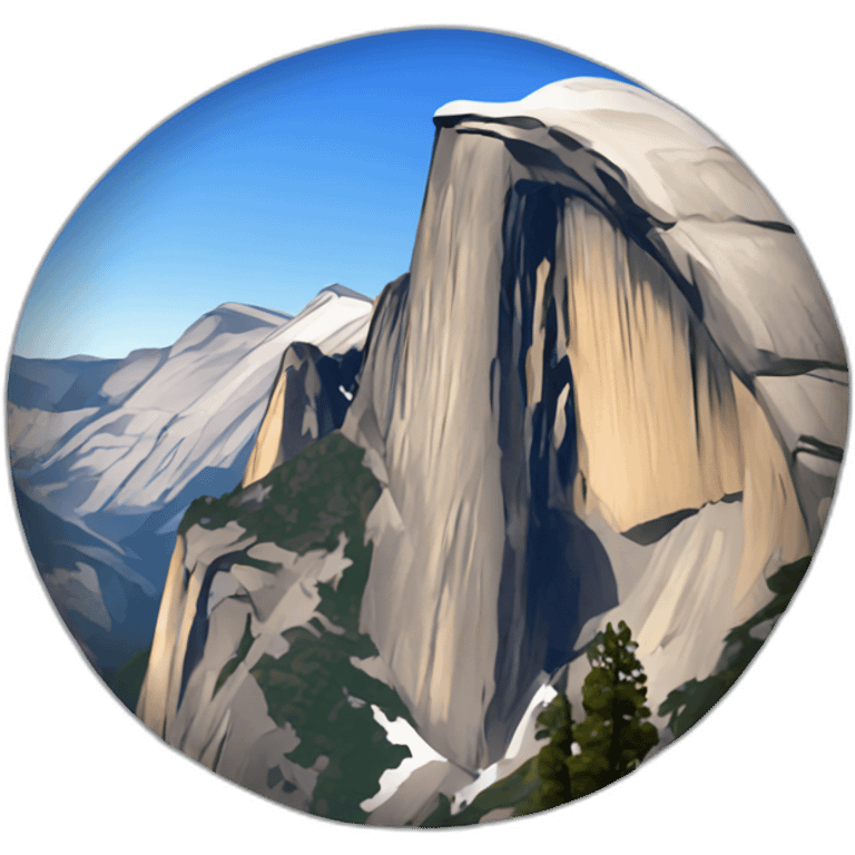 half dome emoji