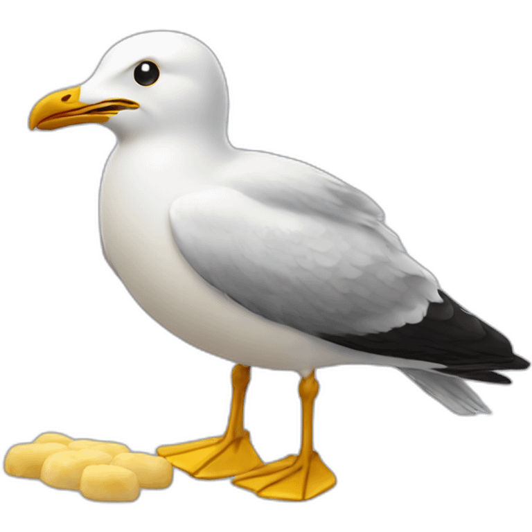 seagull eaten too much gnocchi emoji