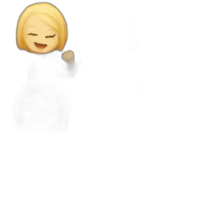 blond girls dancing emoji