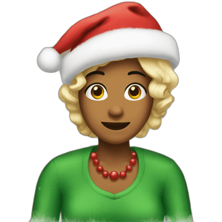 Mother christmas emoji