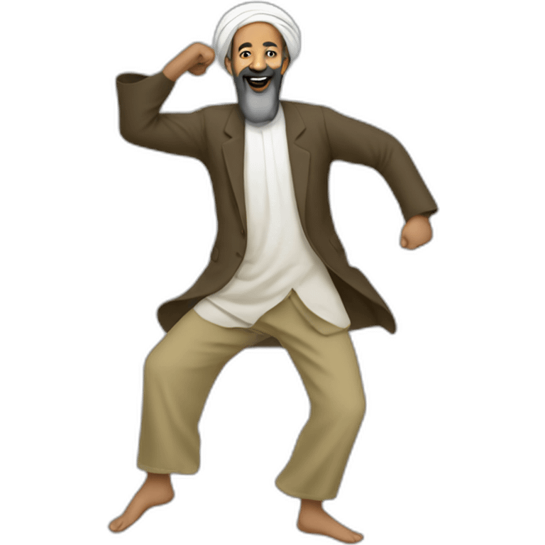 Ben Laden dancing emoji