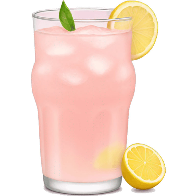 Light pink lemonade emoji