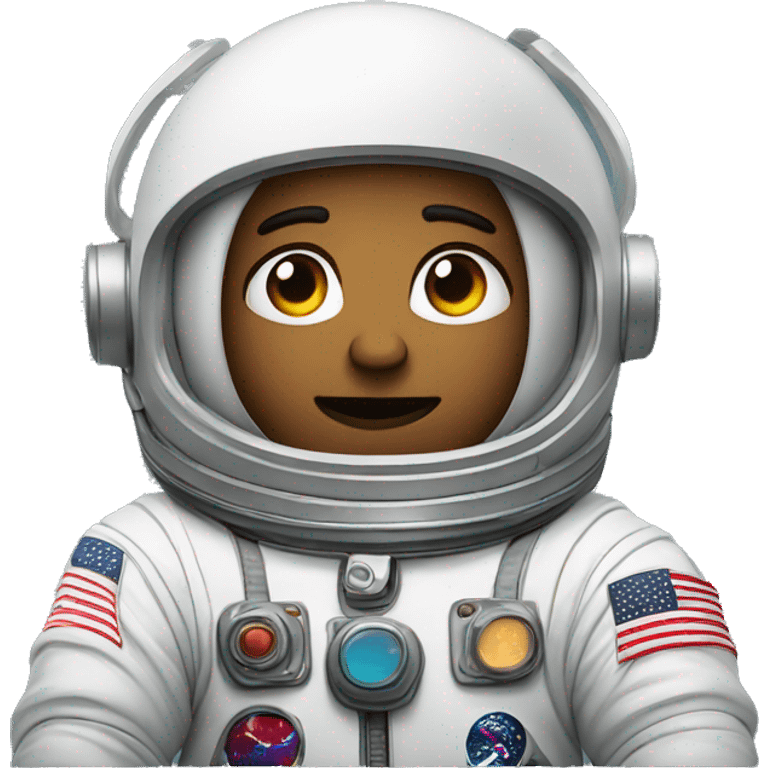 astronaut shrugging emoji