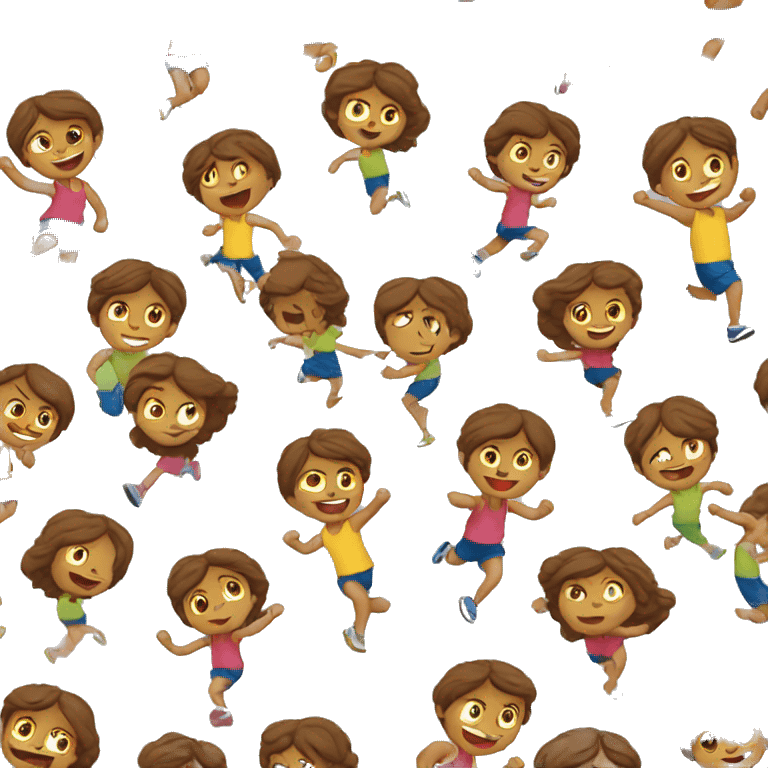 kids running emoji