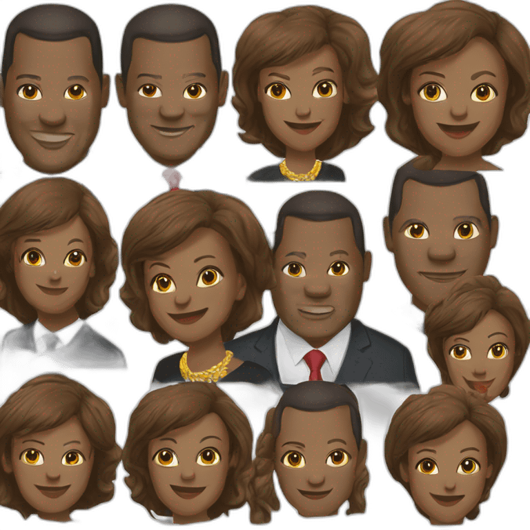 Le president alasane ouattara de la côte d'ivoire emoji