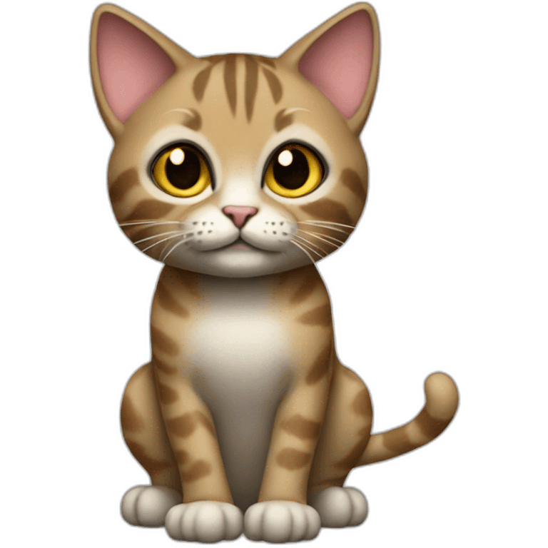 Pixie-Bob Cat Full Body emoji