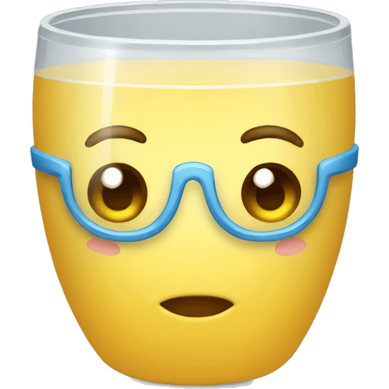 Vaso con agua emoji