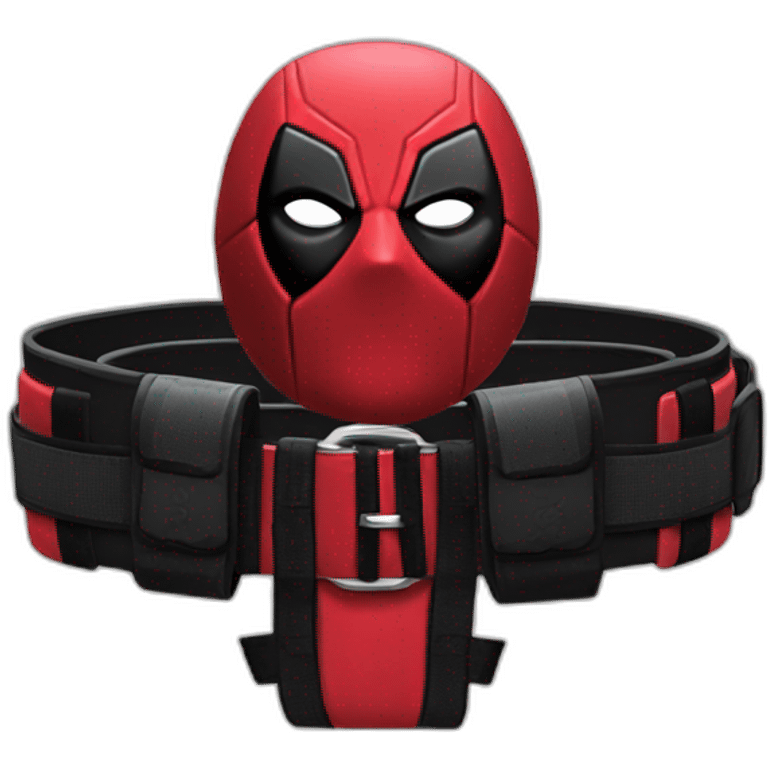 deadpool belt logo emoji