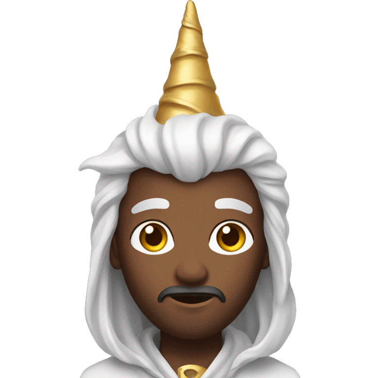 wizard with a unicorn horn emoji