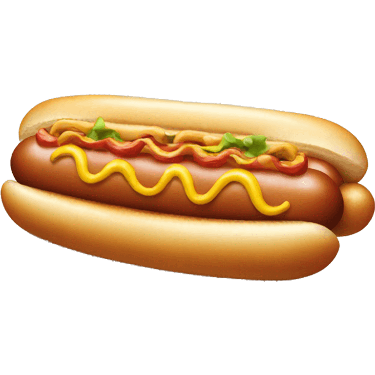 Hotdog at the beach  emoji