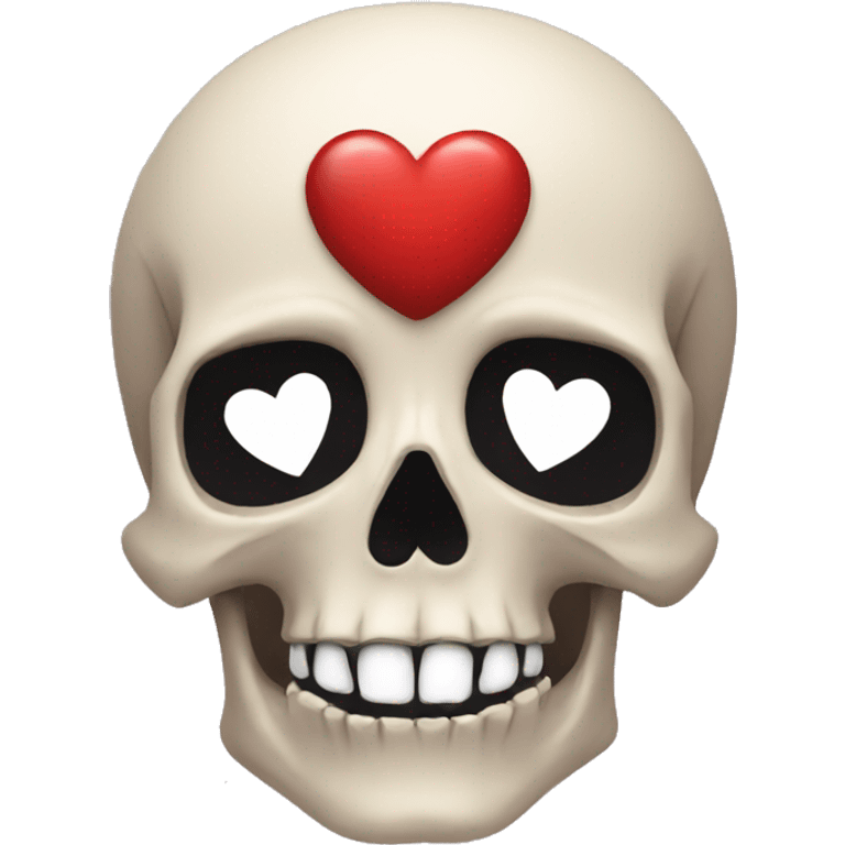 skull with hearts emoji