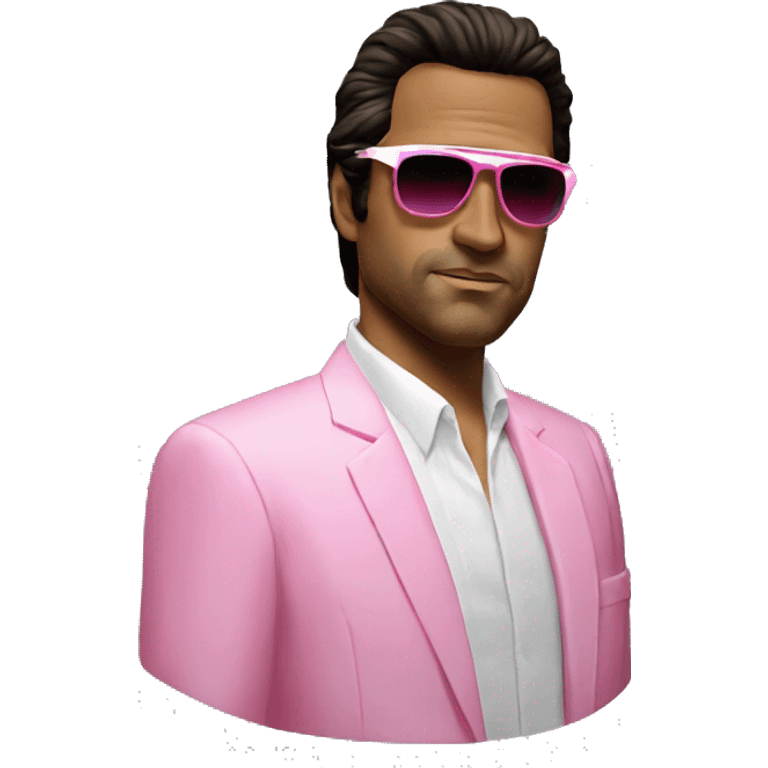 Retro Miami Vice Scarface emoji