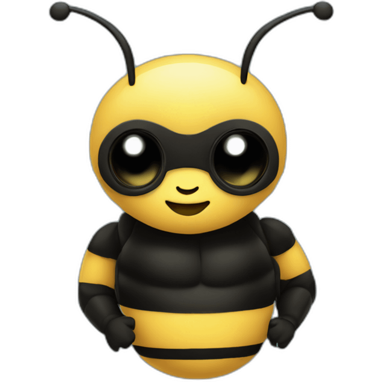 Cute bumblebee emoji