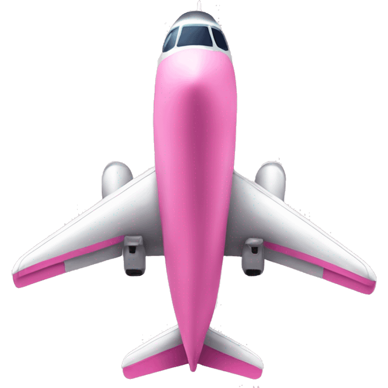 Pink airplane  emoji