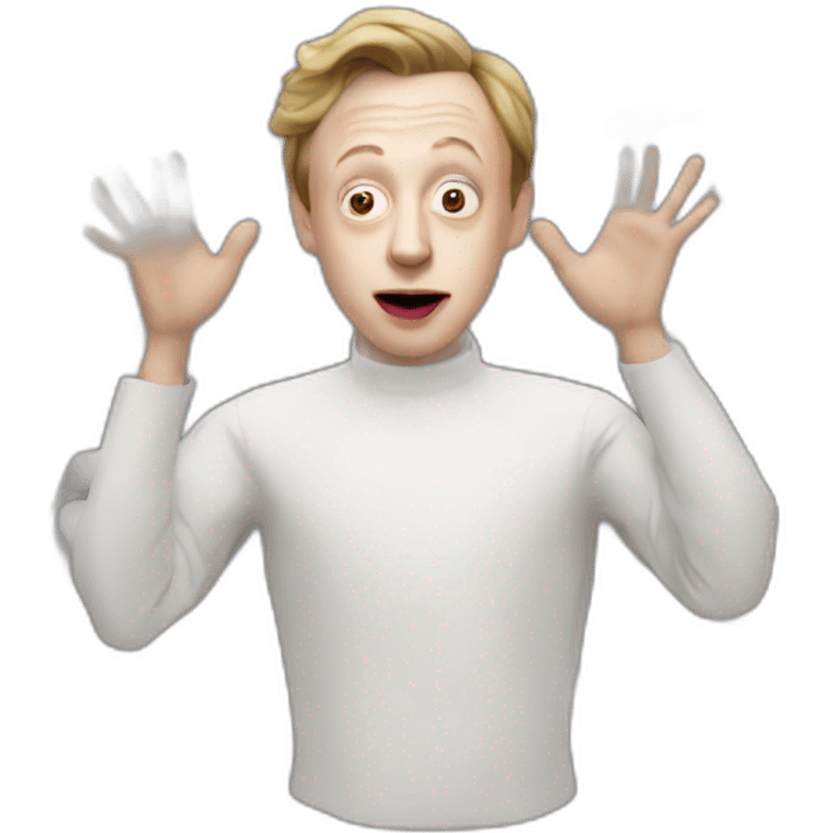 Owen Jones is a French mime emoji