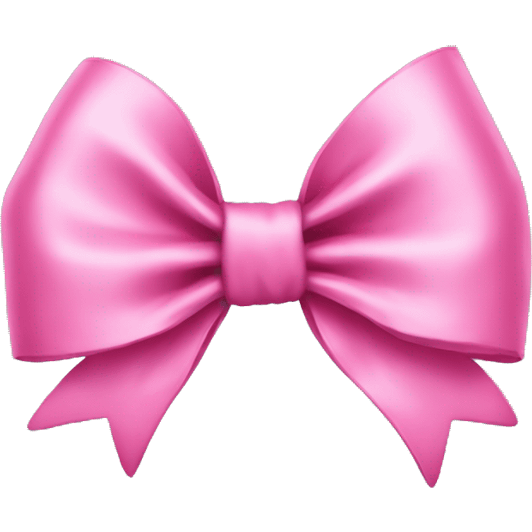 Pink bow long emoji