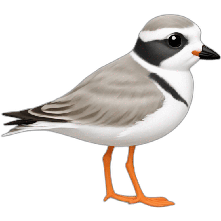 Piping plover emoji