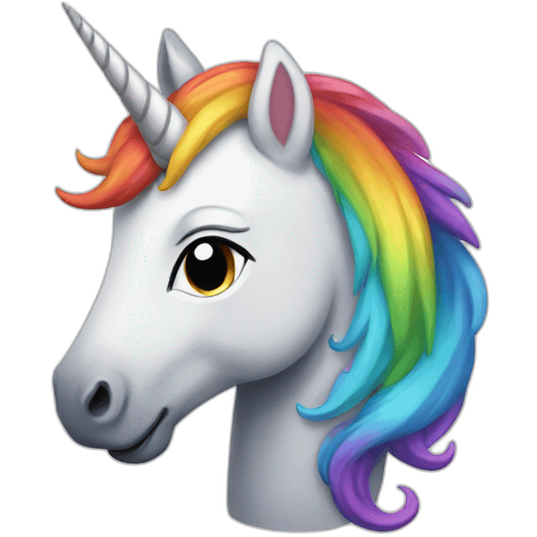 rainbow unicorn emoji