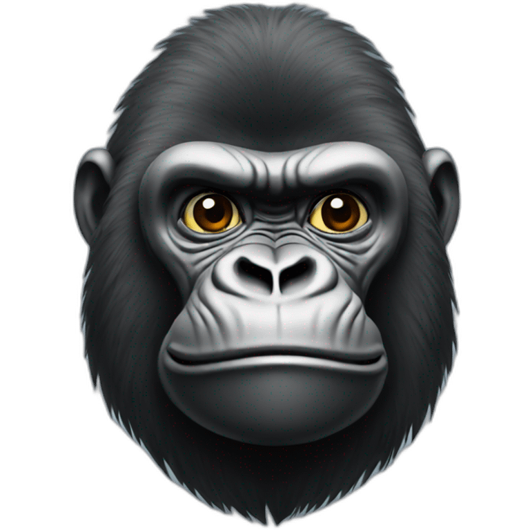 Gorilla on iPhone emoji